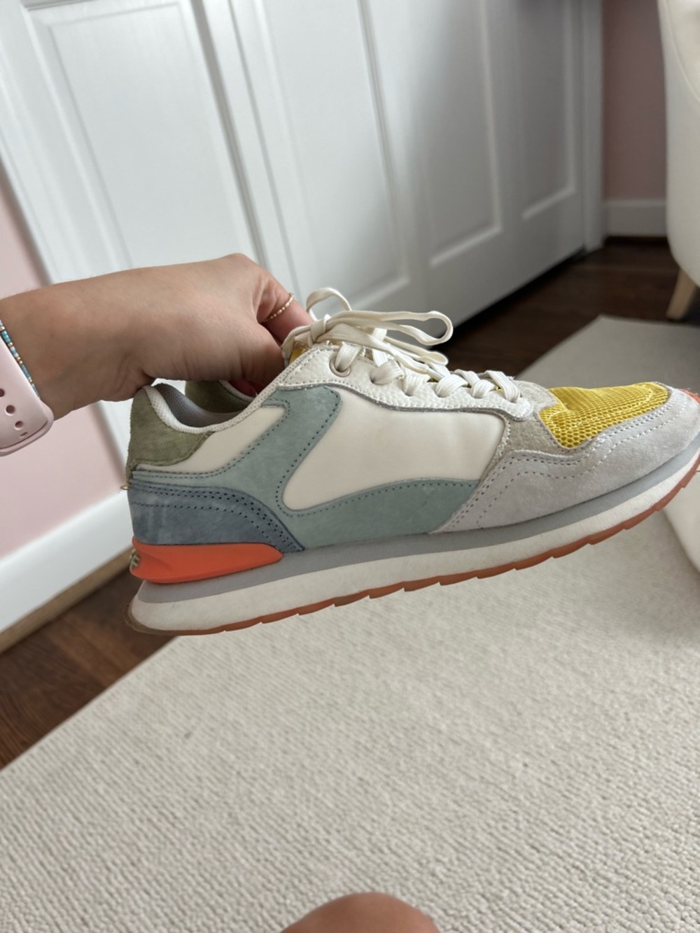 Women’s Multicolor Suede Mesh Runner Sneaker - Hoff
City dopamine style 6.5
